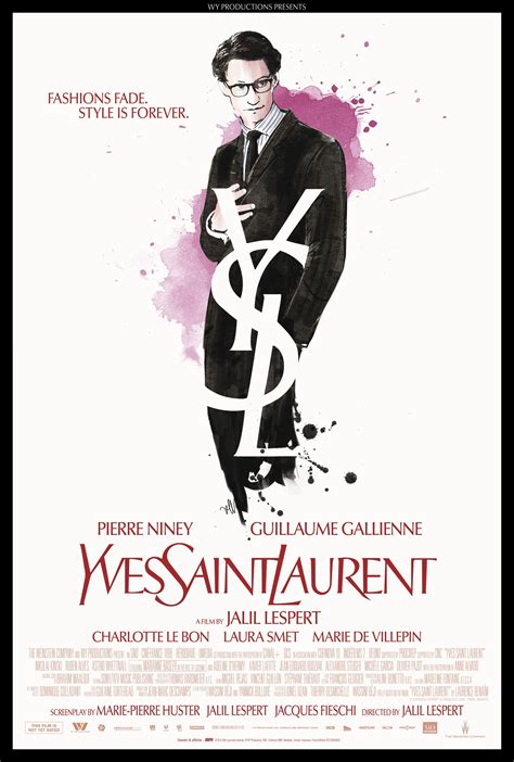 poster yves saint laurent